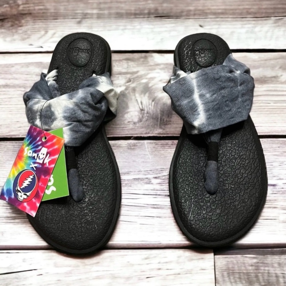 SANUK GRATEFUL DEAD Sandals Limited
Edition YOGA SLING 2 SANDALS Size 7 *NEW*